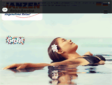 Tablet Screenshot of janzen-reise.com